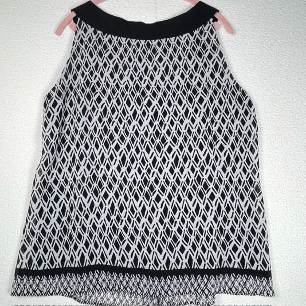 Dressbarn Womens Sleeveless Top Plus Size 1X - Picture 4 of 6